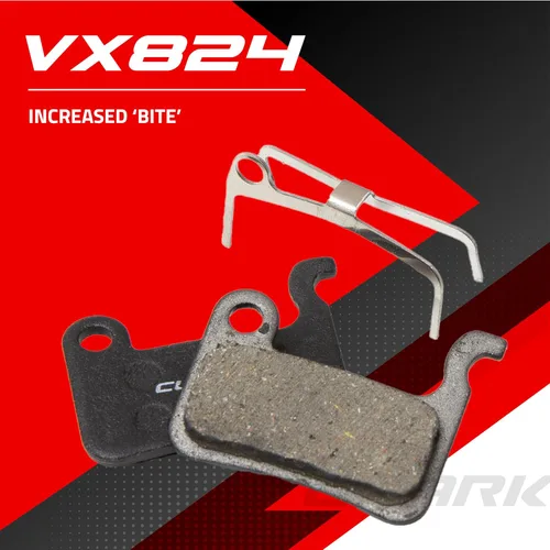 Vista 4 de Clarks Cycle Systems Disc Brake Pads, Compatible with Clark CMD-24E, Shimano XTR, XT, SLX, Deore XT
