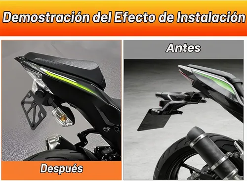 Vista 2 de Kit de soporte para placa de matrícula Fender Eliminator compatible