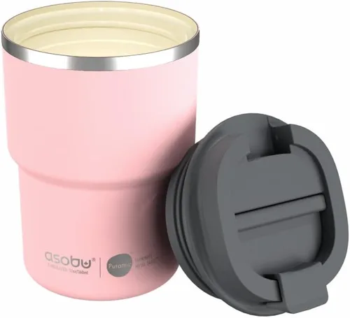 Vista 7 de asobu Taza de viaje 360 – Taza de acero inoxidable aislada al vacío de 28 onzas con tapa y asa a prueba de derrames de 360° – Mantiene las bebidas
