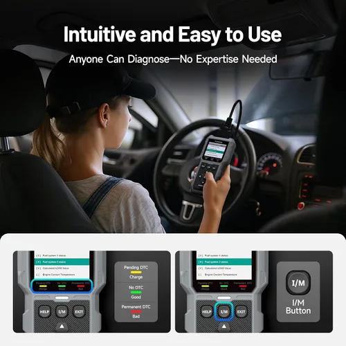 Vista 8 de TOPDON AL500B Escáner OBD2 Probador de Batería 2 en 1 Lector de Código, Diagnóstico OBDII Completo, Pruebas de Batería de 12V y Pruebas de Arranque
