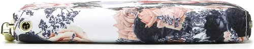 Vista 131 de Cartera de mano para mujer, estilo bohemio, con RFID, elegante, espaciosa con correa para viajes, capacidad para tarjetas, teléfono, dinero