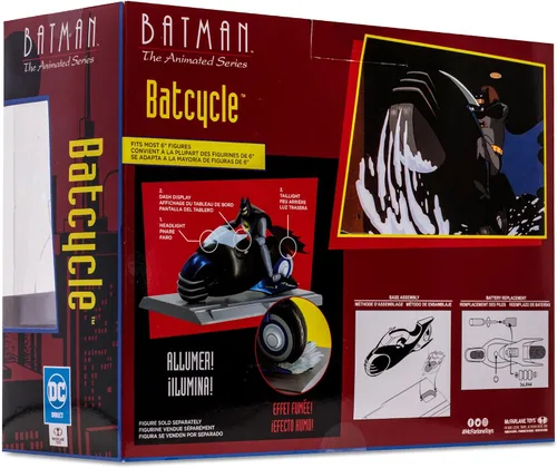 Vista 10 de DC Direct Batman The Animated Series - Figura de vehículo a escala de 6 pulgadas - Bacycle