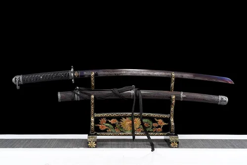 Vista 8 de Sekiro: Shadows Die Twice Cosplay Hecho a mano Real Katana Espada japonesa Samurai Espada 9260 Primavera Acero