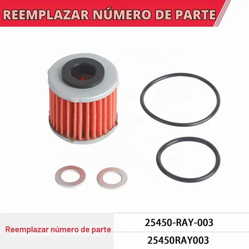Vista 2 de Filtro de transmisión automática compatible con Honda V6-2003-2007 Accord, 2005-2006 Odyssey, 2005 Pilot, para 2004-2006 Acura TL V6 reemplaza #