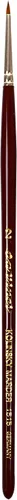 Vista 57 de da Vinci - Pincel para acuarela serie Maestro para retoque, extra corto, color rojo