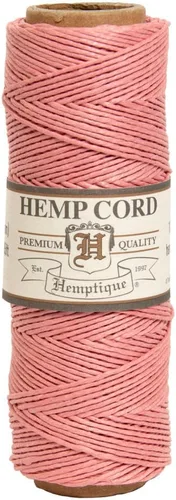 Vista 34 de Hemptique - Carrete de cordón de cáñamo 100 % - 62.5 m de hilo de cáñamo - Hecho con amor - Hilo de cordón de 20 ~ 1 mm para hacer joyas, macramé