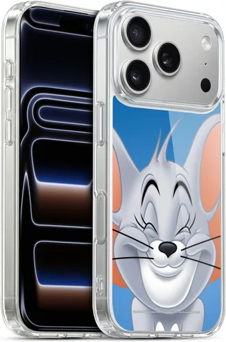 Vista 84 de Head Case Designs Funda de gel de cara completa con licencia oficial de Tom y Jerry Jerry [protección de grado militar] compatible con Apple iPhone