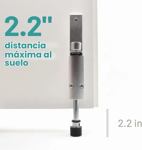 Vista 4 de Tope de puerta con patada - Tope de puerta resistente con patada y paso - Soporte de puerta operado con el pie para uso exterior y comercial, D&D