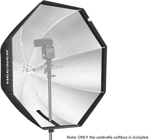 Vista 3 de Neewer Difusor octogonal o softbox, para flash Speedlite y Flash de estudio, 80 cm, con bolsa, para retrato o fotografía de producto.