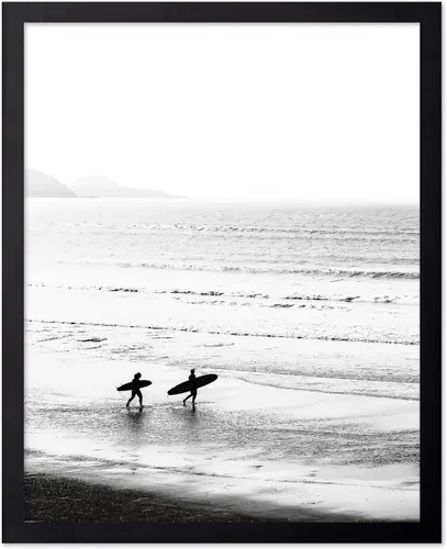 Vista 87 de Poster Master Póster clásico costero, impresión acuática vintage, regalo para artistas, amigos, atrapa las olas, surfistas en el mar, playa, costa