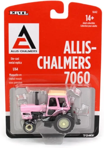 Vista 5 de ERTL 1/64 Allis Chalmers 7060 Tractor rosa, 16442