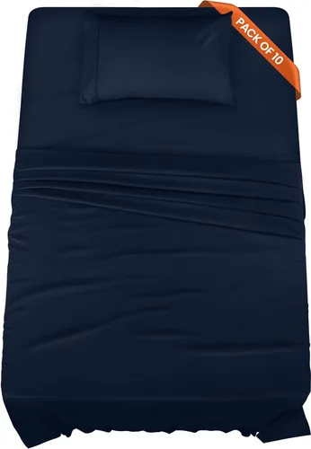 Vista 15 de Utopia Bedding Juego de sábanas de tamaño King, paquete a granel de 8 sábanas, microfibra suave cepillada, bolsillos profundos, resistente al