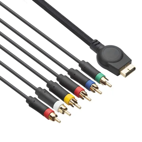 Vista 2 de GREATLINK Cable AV componente de 6 pies 6RCA Plug Premium Alta Resolución HDTV Componente RCA Audio Video Cable para Sony Playstation 3 PS3