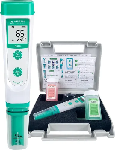 Vista 5 de PHOTOBIO Medidor avanzado PAR del sensor cuántico LGBQM2, APERA Instruments AI209 kit del probador del pH, exactitud de ±0.1