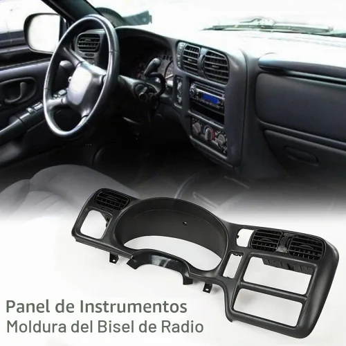 Vista 9 de CROSSDESIGN - Cubierta para tapa de tablero de instrumentos con borde de bisel de radio, borde negro para tablero no apto