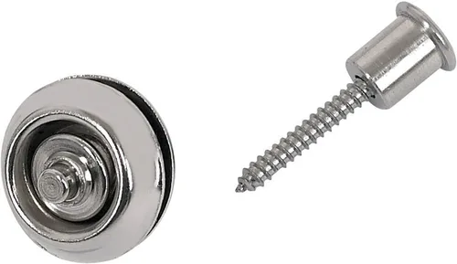 Vista 6 de Jim Dunlop Straplok® Retenedores de correa de montaje empotrado - Latón