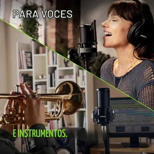 Vista 4 de Shure SM4-K - Micrófono condensador de estudio, micrófono XLR