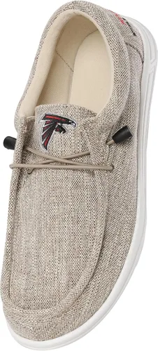 Vista 48 de FOCO Men's NFL Team Logo Lightweight Loafers Lace Up Cotton Knit Shoes