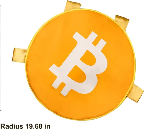 Vista 8 de TOY Life Funny Halloween Costumes Men Teen Boys Bitcoin Cosplay Outfits for Kids Adults Halloween Party Dress Up