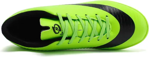 Vista 2 de UYO Men's Soccer Shoes Football Cleats Low-Tops Lace-Up Non-Slip Spikes Indoor Futsal Turf Sneaker
