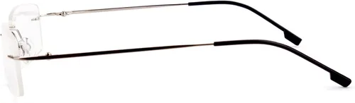Vista 4 de Agstum Titanium Alloy Flexible Rimless Hinged Frame Optical Eyeglasses Frames