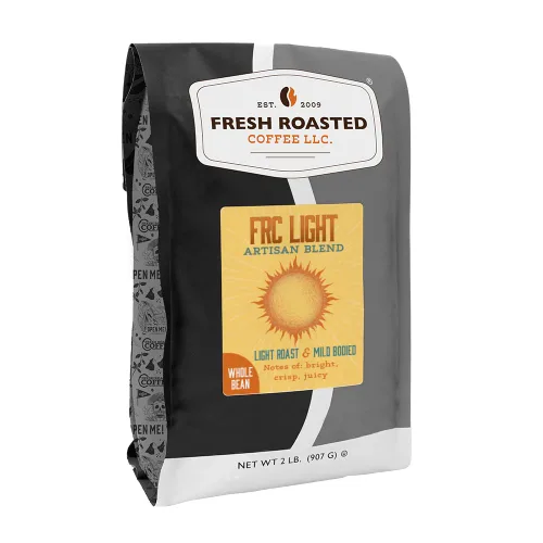 Vista 79 de Fresh Roasted Coffee, Blackbeard's Revenge, 12 onzas, tostado medio, Kosher, grano entero