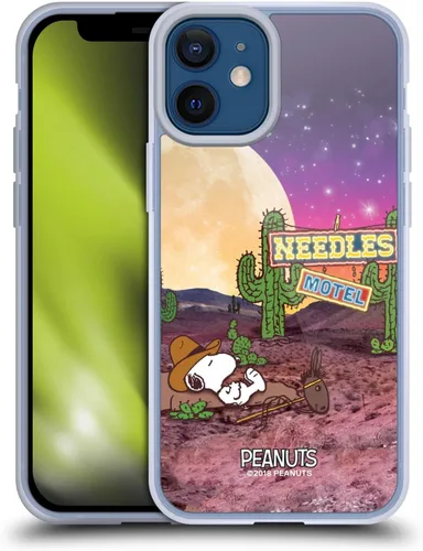 Vista 74 de Head Case Designs Funda de gel con licencia oficial de Peanuts Nebula Cactus Needles Snoopy Space Cowboy [protección de grado militar] compatible