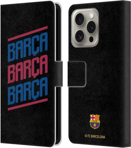 Vista 7 de Head Case Designs Funda de piel con licencia oficial del FC Barcelona con logotipo y patrón de Forca Barca, compatible con Apple iPhone 11