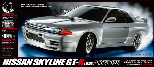 Vista 2 de Tamiya 58651 RC Nissan Skyline GT-R (R32) TT02D Drift Spec 110 Kit