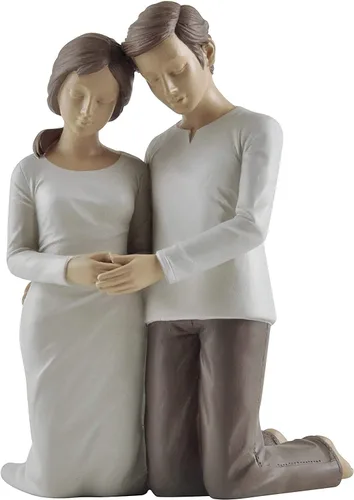 Vista 8 de Figura arrodillada de marido y esposa rezando, estatua de resina de 6.25 pulgadas, regalo religioso para parejas, decoración cristiana del hogar