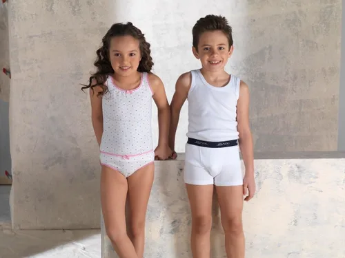 Vista 3 de Brix Camiseta sin mangas para niños, sin etiquetas, 100% algodón, súper suave, paquete de 4 novedades.