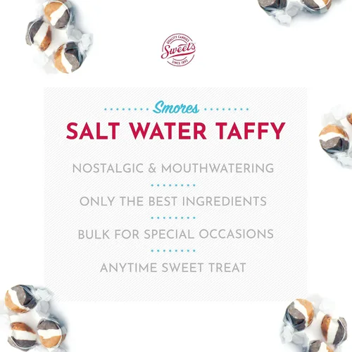 Vista 3 de Taffy de agua salada dulce, S'mores, 3 libras