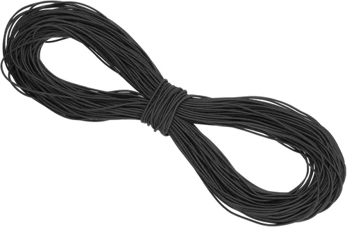 Vista 128 de PATIKIL Cuerda elástica elástica de 109 yardas (328.1 ft), cuerda elástica pesada de 0.059 in, albaricoque para manualidades, correas de gancho