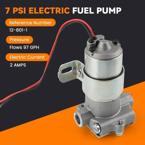 Vista 2 de Bomba eléctrica de combustible de 97 GPH con regulador. Reemplaza # 12-801-1