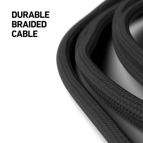 Vista 3 de SCUF Braided USB-C Cable - Black 6 feet 2 Meters USB Type C Connection and Charging for Xbox Controllers, PS5 Controllers, and Smart Phones - Xbox
