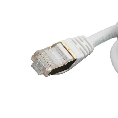 Vista 2 de Cable de Red Rígido FTP Categoría 7 iggual IGG318621 Blanco 10 m