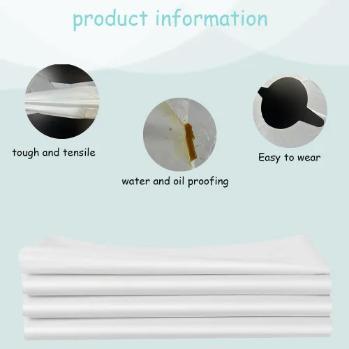 Vista 4 de Adult Bibs for Women Men 30/50/100/200 Pack-Disposable Bibs for Elderly Women Men Adult Bibs for Eating