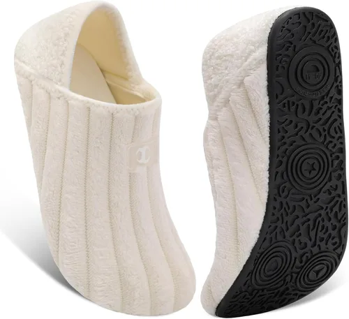 Vista 28 de Scurtain - Zapatillas de casa para mujer y hombre, zapatos de casa, calcetines cómodos, zapatos ligeros unisex para adultos descalzos