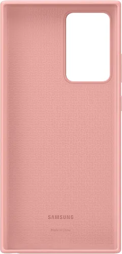 Vista 4 de SAMSUNG Funda para Galaxy Note20 Ultra 5G, cubierta protectora trasera de silicona - marrón (versión de EE. UU.) (EF-PN985TAEGUS)