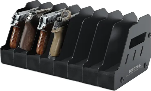 Vista 4 de Exhibidor de espuma para pistolas para caja fuerte Accesorios para gabinete de armas Organizador de almacenamiento para revólver, arma de fuego