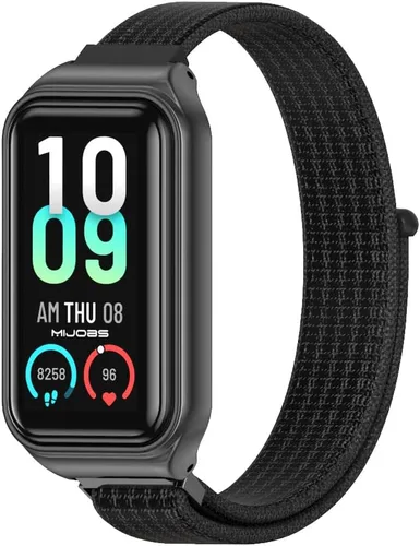 Vista 11 de Correa de repuesto de nailon para reloj, accesorios de pulsera inteligente para Amazfit 7 Fit Band