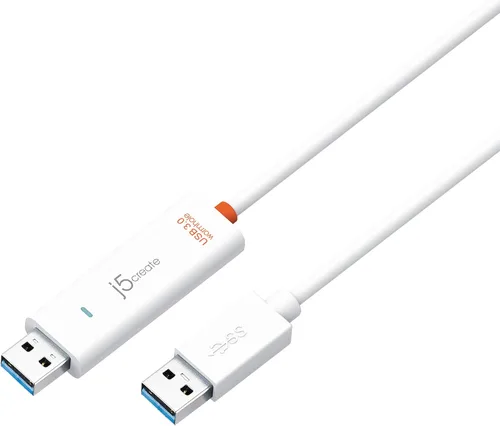 Vista 5 de j5create JUC500 Intercambio de datos, teclado y ratón/transferencia de datos de transferencia de cables USB 3.0 entre Mac y Windows