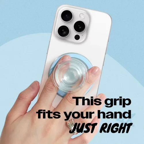 Vista 2 de OnTheGrip Compatible con Magsafe Soporte de Teléfono Móvil Magnético Diseño Auténtico Translúcido Plegable para Smartphone Tablet Accesorio
