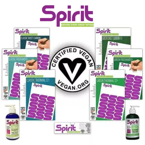 Vista 7 de Spirit® Papel de transferencia de plantillas de tatuaje térmico clásico
