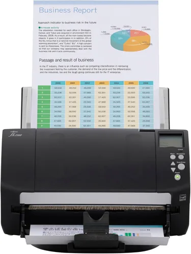 Vista 2 de Fujitsu Escáner profesional de documentos a color dúplex de escritorio compatible con el comercio fi-7160 con alimentador automático de documentos