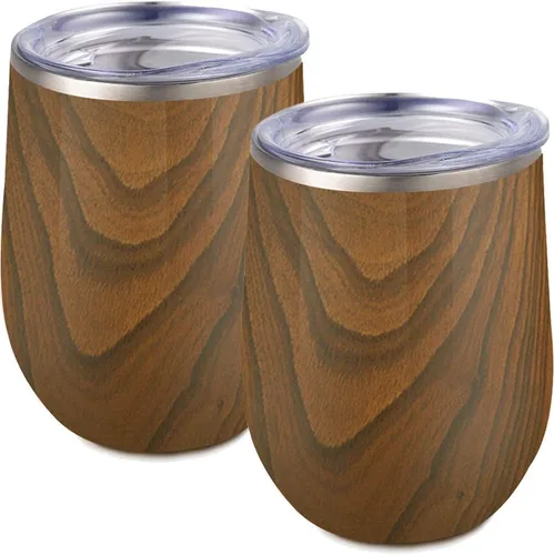 Vista 54 de Vaso de vino Maars Bev sin soporte de con paredes dobles aislantes al vacío de acero inoxidable de 12 onzas, Fucsia