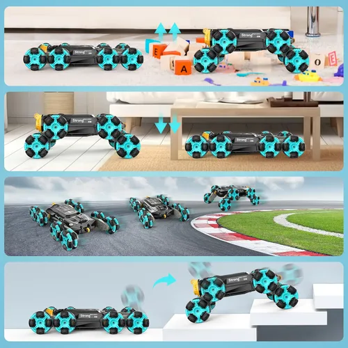 Vista 4 de 8WD Vehículos de Acrobacias RC con Detección de Gestos - Juguetes y Regalos para Niños de 8, 9, 10, 11, 12 Años, Niños y Niñas, Coches de Control