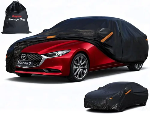 Vista 82 de Kayme Cubierta de auto SUV de 7 capas ajuste personalizado para BMW X1 (2009-2025), impermeable, para todo tipo de clima, para automóviles, cubierta