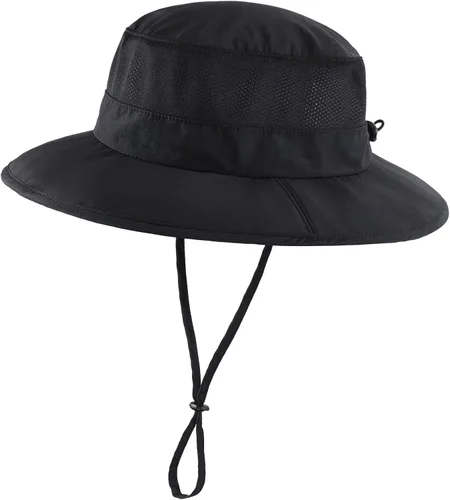 Vista 2 de Home Prefer Sombrero de sol para niños al aire libre UPF50+ Sombrero de pesca de ala ancha con solapa para el cuello
