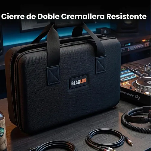Vista 8 de Gearlux Estuche acolchado compacto para controlador de DJ Pioneer DDJ-FLX2